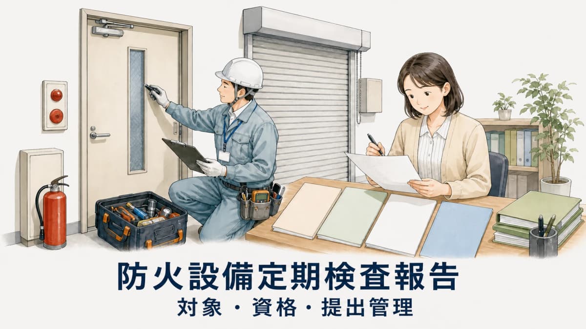 防火設備定期検査報告の様式|対象・資格・提出管理【2026年版】